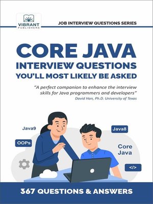 cover image of Core Java Interview Questions You'll Most Likely Be Asked